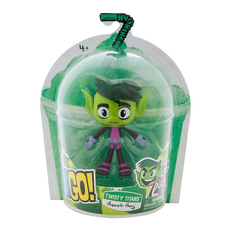 Teen Titans Go Figura Flexible Twisty Coleccionable Diseños Surtidos
