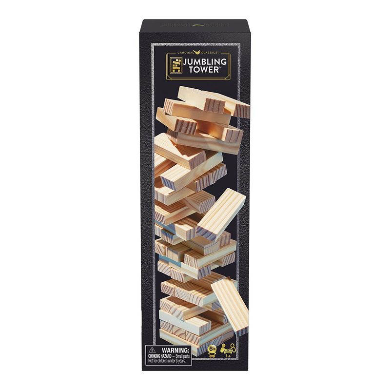 Cardinal Classics Jumbling Tower Juego de Mesa de Bloques de Madera