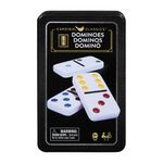 Cardinal Classics Dominoes Juego de Mesa Clásico en Caja Metálica