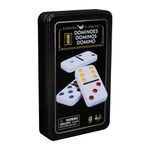 Cardinal Classics Dominoes Juego de Mesa Clásico en Caja Metálica