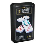 Cardinal Classics Dominoes Juego de Mesa Clásico en Caja Metálica