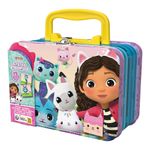Gabby’s Dollhouse Juego de Memoria en Caja Metálica con 72 Tarjetas