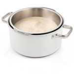 Tazón Bain Marie GrandChef 22 cm de Acero Inoxidable Color Plateado