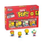 Figura Funko Bitty Pop Animation The Simpsons Bart Simpson Coleccionable de Vinilo 4 Piezas