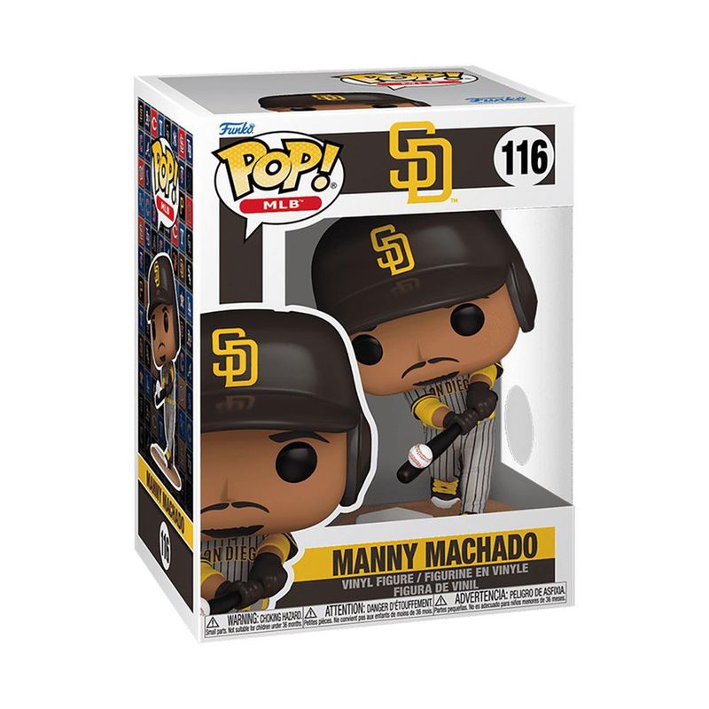 Figura Funko Pop MLB San Diego Padres Manny Machado Coleccionable de Vinilo #116