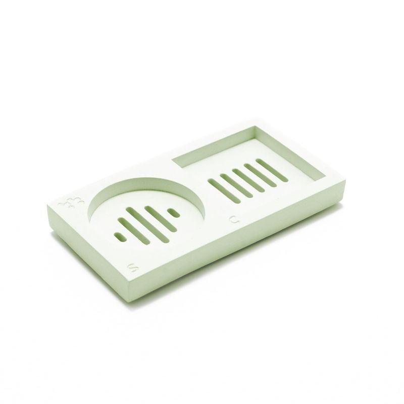 Base Drenante Nole Bar para Shampoo y Acondicionador Sólido Color Pea