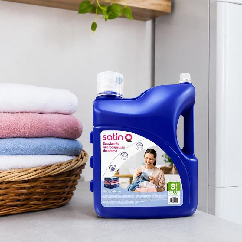 Suavizante para Ropa Líquido con Perlas de Aroma Finos Detalles 8 Litros