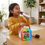 Mini Kit de Karaoke Toy Story 5 Portátil Bluetooth 6.0 con 2 Micrófonos Inalámbricos y Luces LED