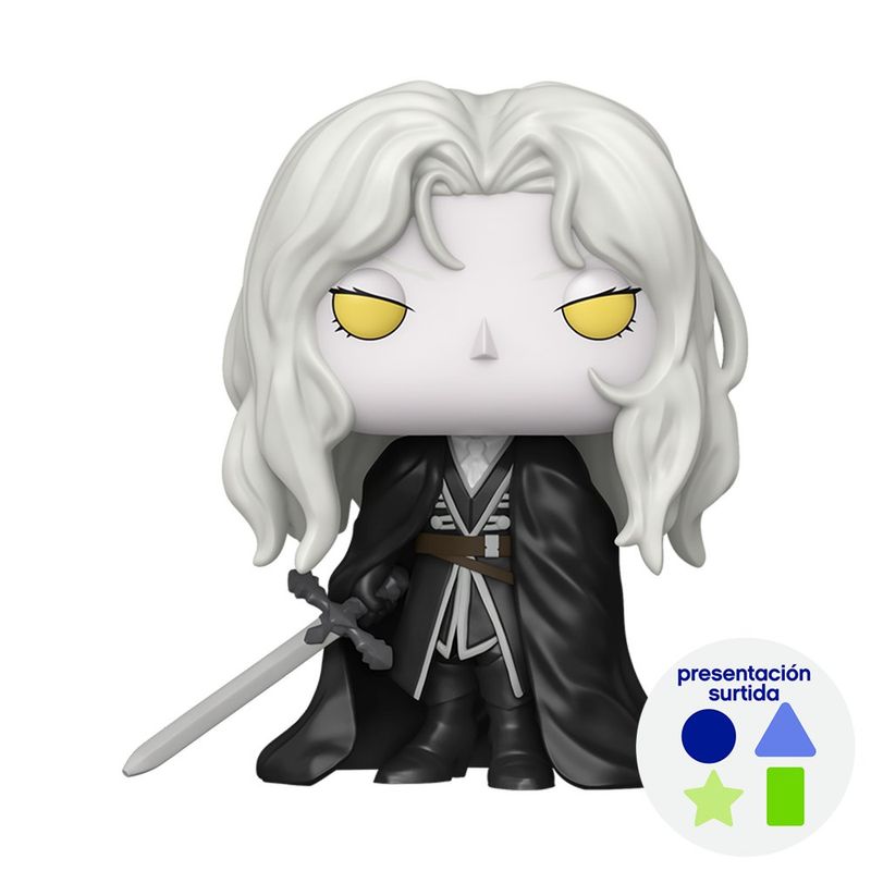 Figura Funko Pop Animation Castlevania Nocturne Coleccionable de Vinilo #1961 - Presentación Surtida