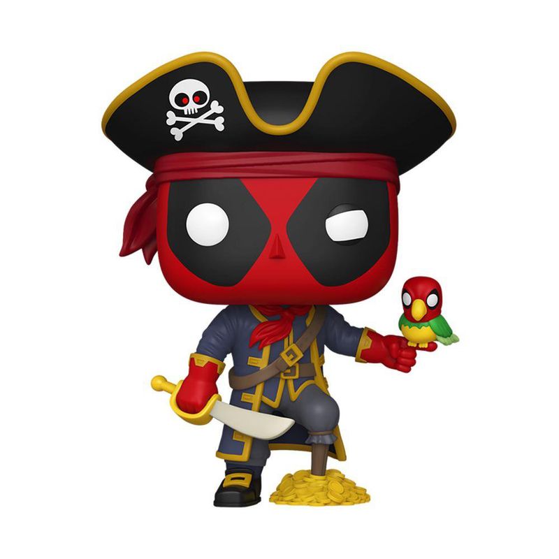 Figura Funko Pop Plus Marvel Deadpool as Long John Silver Coleccionable de Vinilo #1493