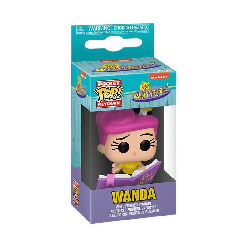 Figura Funko Pocket Pop Keychain Los Padrinos Mágicos Wanda o Cosmo Coleccionable de Vinilo - Presentación Surtida