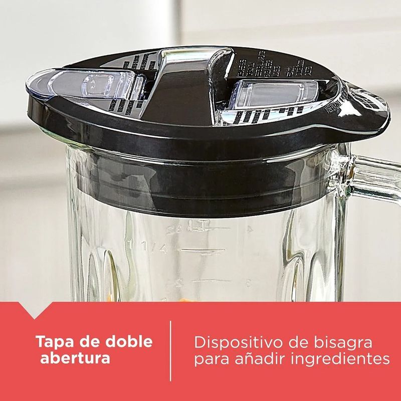 Licuadora Ice Crush de 1.25 L 700 W Color Rojo