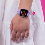 Lilo & Stitch Reloj LED Infantil Angel Rosa
