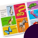 Libro Interactivo Infantil en Inglés First 101 Animal Words