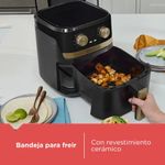 Freidora de Aire Purify de 4.2 L con Bandeja Cerámica Color Negro
