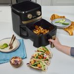 Freidora de Aire Purify de 4.2 L con Bandeja Cerámica Color Negro