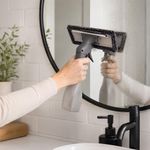 Limpiador con Spray Doble Cara con Squeegee Color Gris