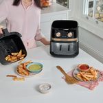Freidora de Aire Purify de 4.2 L con Bandeja Cerámica Color Negro