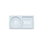 Base Drenante Nole Bar para Shampoo y Acondicionador Sólido Color Baby Blue