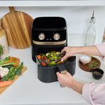 Freidora de Aire Purify de 4.2 L con Bandeja Cerámica Color Negro