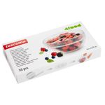 Set de 50 Tapaderas Flexibles 4Food Pequeñas Color Transparente