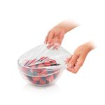 Set de 50 Tapaderas Flexibles 4Food Pequeñas Color Transparente