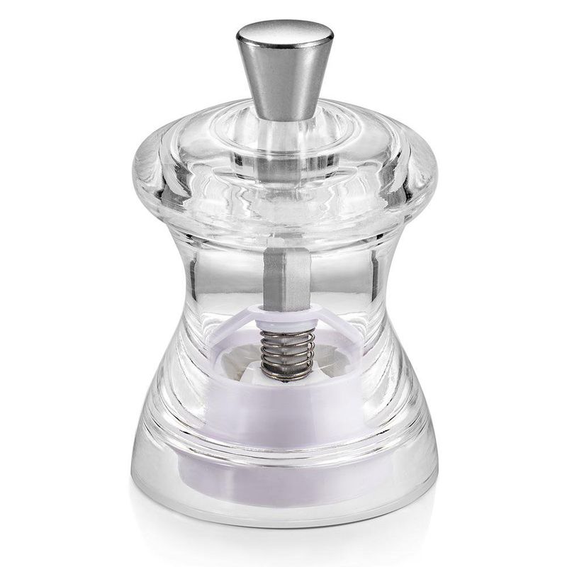 Molino Virgo para Pimienta y Sal de 7 cm Color Transparente