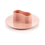 Set de 4 Sellos Delicia para Decoración de Galletas Color Rosado y Beige