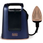 Vaporizador y Plancha 2 en 1 Press And Steam Color Azul