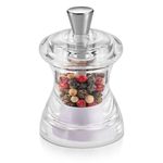 Molino Virgo para Pimienta y Sal de 7 cm Color Transparente