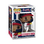 Figura Funko Pop MLB Atlanta Braves Ronald Acuña Jr. Coleccionable de Vinilo #114