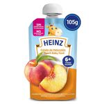 Compota de Melocotón Heinz Baby Food Pouch 105 g 6+ Meses
