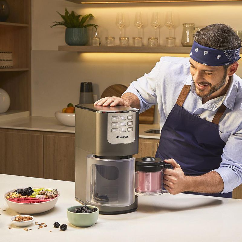 Máquina de Helados Gelatissimo 800 W Color Gris