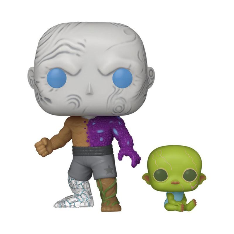 Figura Funko Pop & Buddy Heroes Superman 2025 Metamorpho y Joey Coleccionable de Vinilo #586