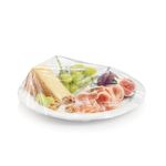 Set de 50 Tapaderas Flexibles 4Food Grandes Color Transparente