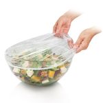 Set de 50 Tapaderas Flexibles 4Food Grandes Color Transparente