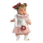 Muñeca Llorens Julia Blandita con Bufanda y Chupete 42 cm