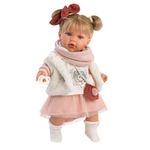 Muñeca Llorens Julia Blandita con Bufanda y Chupete 42 cm
