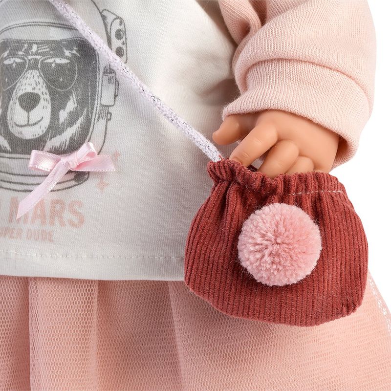 Muñeca Llorens Julia Blandita con Bufanda y Chupete 42 cm