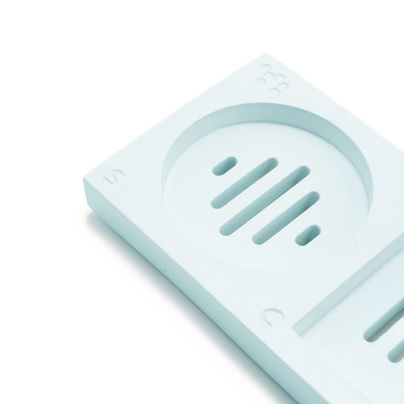 Base Drenante Nole Bar para Shampoo y Acondicionador Sólido Color Mint