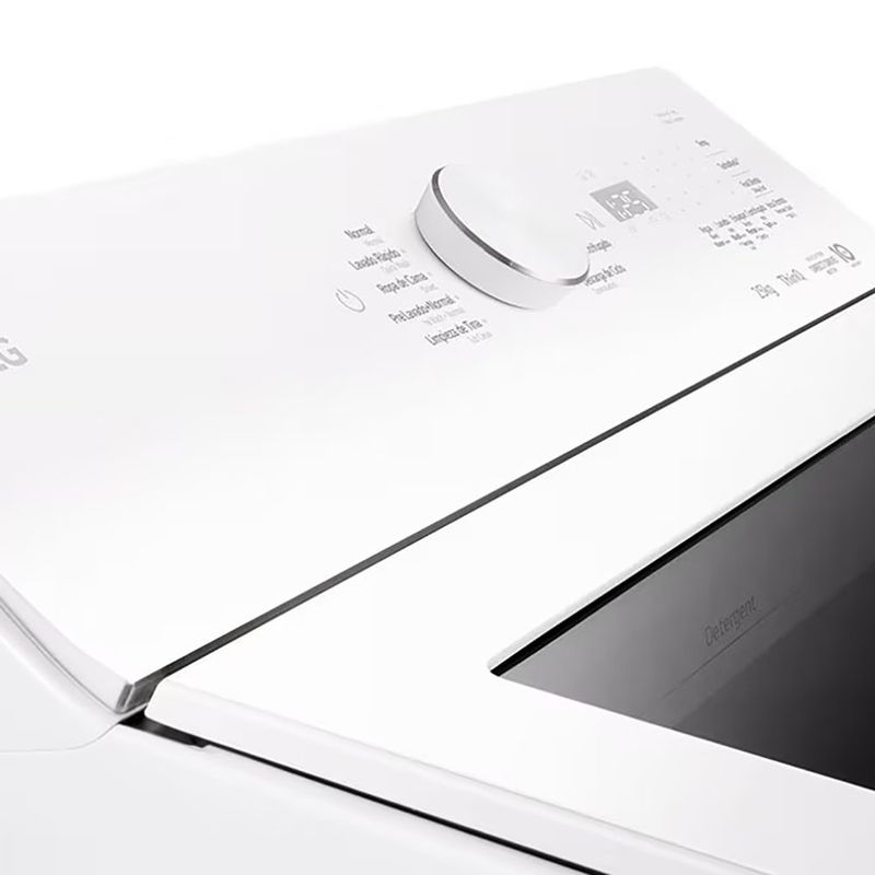Lavadora de Carga Superior 25 kg con AI DD y ThinQ Color Blanco