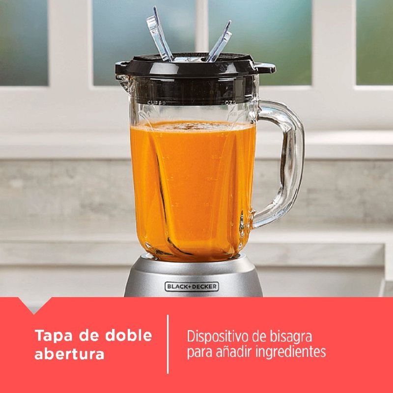 Licuadora Digital de 1.5 L 700 W Color Plateado