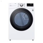 Secadora Eléctrica Carga Frontal 22 kg con Sensor Dry y ThinQ Color Blanco
