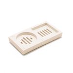 Base Drenante Nole Bar para Shampoo y Acondicionador Sólido Color Peach