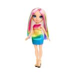 Muñeca de Moda Rainbow High Amaya con Cabello Multicolor y Accesorios