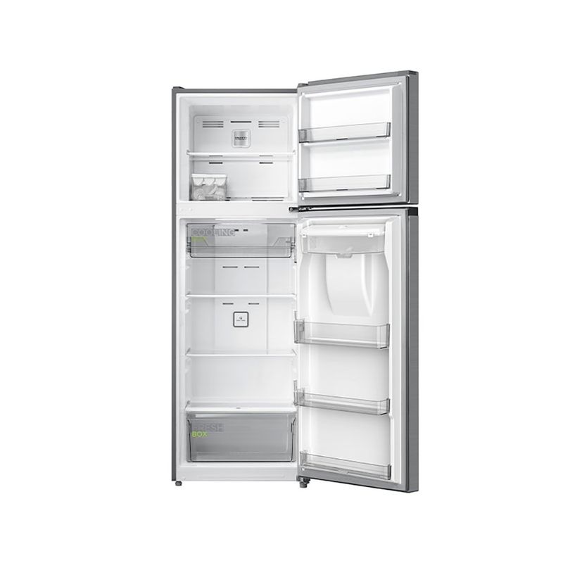 Refrigerador Top Midea Mount Smart Sensor Bru Steel de 13 Pies³ Color Gris