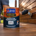 Protector Impregnante para Madera Kemvar Cedro de 1 Galón