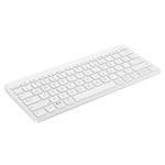 Teclado Compacto 350 Bluetooth para Múltiples Dispositivos Color Blanco