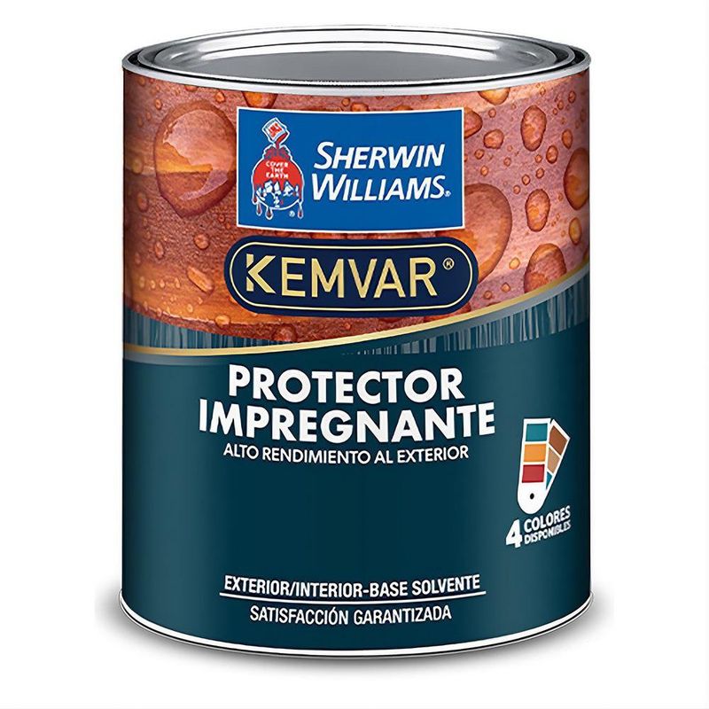 Protector Impregnante para Madera Kemvar Cedro de 1 Galón