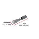Bisagra Tubular Soldable de Acero 1/2 plg